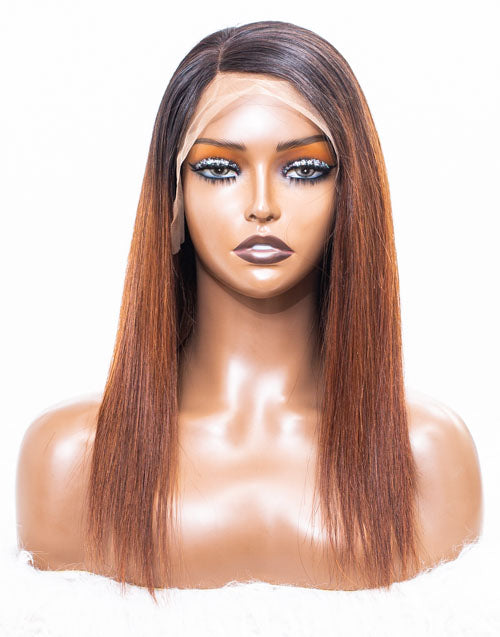 Clearance - 13x4" Lace Front Wig Indian Hair - 16" Silky Size Average - MTY-243
