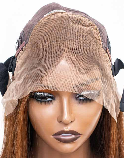 Clearance - 13x4" Lace Front Wig Indian Hair 160% Density - 12" Silky Size Average - MTY-509