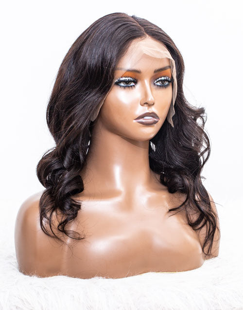 Clearance - 13x4" Lace Front Wig Indian Hair - 18" Silky Size Average - MTY-617