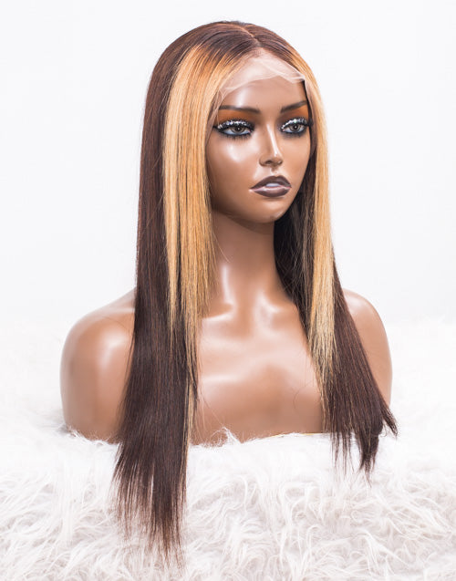 Clearance - 13x4" Lace Front Wig Indian Hair - 16" Silky Size 1 - MT-2396