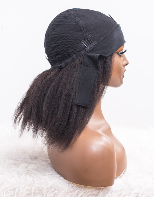 Clearance - Headband Wig Glueless No Lace Indian Hair Wig - 12" Kinky Size 2 - MH-355