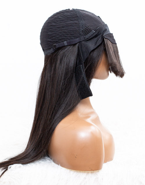 Clearance - Headband Wig Glueless No Lace Malaysian Hair Wig - 20" Silky Size 1 - MH-704