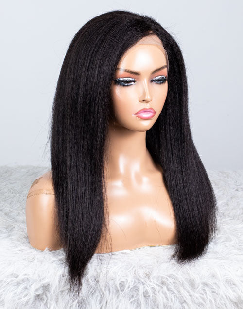 Clearance - 13x4" Lace Front Wig Indian Hair - 16" Kinky Size 1 - MTY-1346