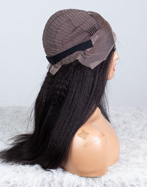 Clearance - 13x4" Lace Front Wig Indian Hair - 16" Kinky Size 1 - MTY-1346