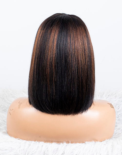 Clearance - 5x5" Closure Wig Indian Hair - 10" Yaki Size Average - MTY-2752