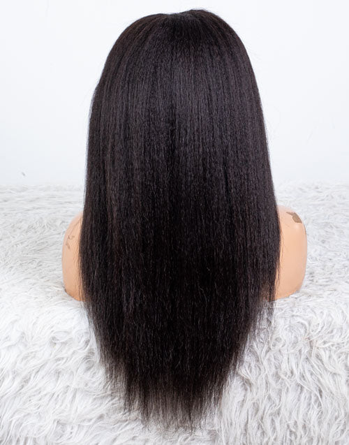 Clearance - 13x6" Lace Front Wig Indian Hair - 16" Kinky Size 2 - MTY-4003