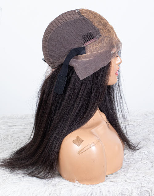 Clearance - 13x6" Lace Front Wig Indian Hair - 16" Kinky Size 2 - MTY-4003