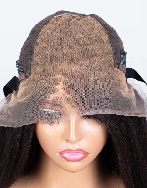 Clearance - 13x6" Lace Front Wig Indian Hair - 16" Kinky Size 2 - MTY-4003