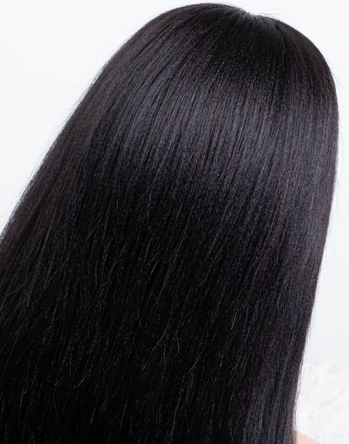 Clearance - 13x6" Lace Front Wig Indian Hair - 12" Yaki Size 2 - MT-3142