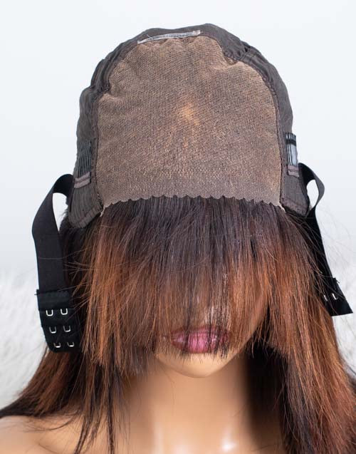 Clearance - 5x5" Closure Wig Indian Hair - 14" Silky Size Average - MTY-4669