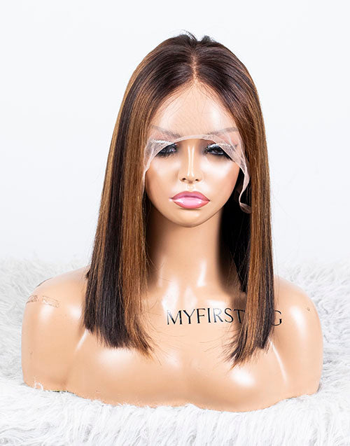 Clearance - 13x6" Lace Front Wig Indian Hair - 14" Silky Size 1  - MTY-2680