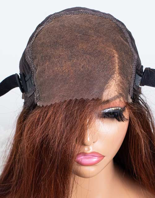 Clearance - 5x5" Closure Wig Indian Hair - 16" Silky Size Average - MTY-4017