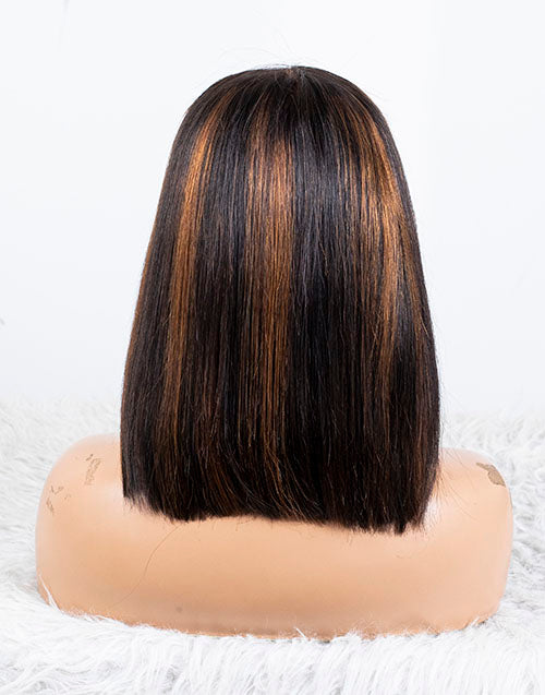 Clearance - 13x6" Lace Front Wig Malaysian Hair - 10" Silky Size 1  - MTY-2669