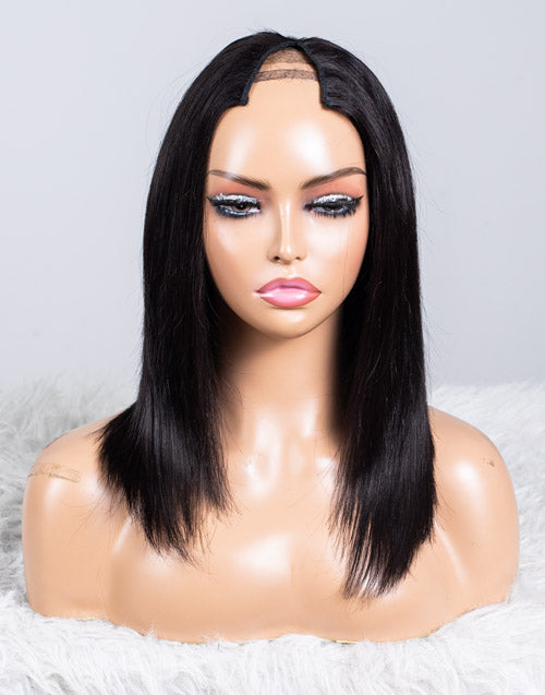 Clearance - V-Part Wig Indian Hair - 14" Silky Size 1 - MTY-1062