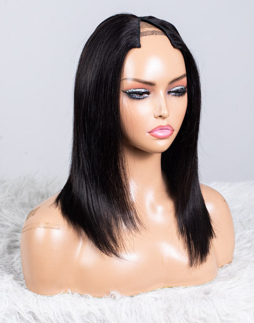 Clearance - V-Part Wig Indian Hair - 14" Silky Size 1 - MTY-1062