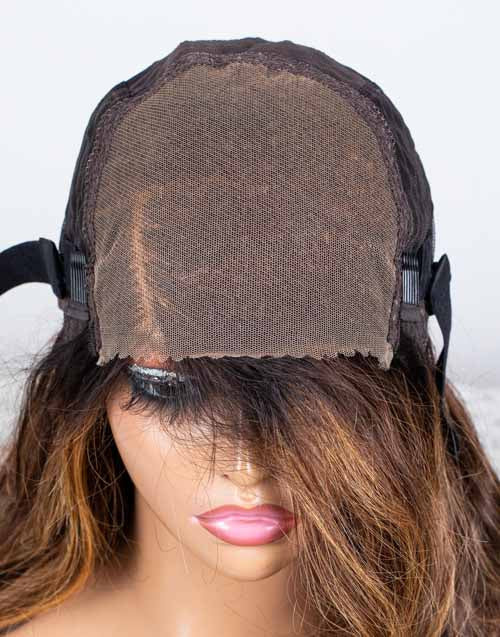 Clearance - 5x5" Closure Wig Indian Hair - 14" Silky Size Average - MTY-4011