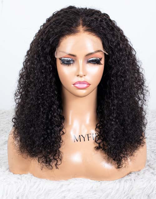 Clearance - 5x5" Closure Wig Indian Hair - 16" Silky Size Average - MT-3508