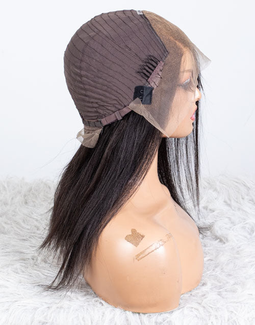 Clearance - 13x4" Lace Front Wig Indian Hair - 14" Yaki Size 2 - MTY-4166