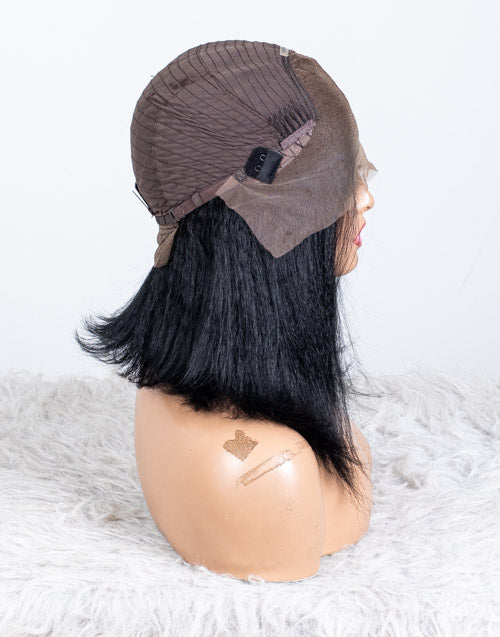 Clearance - 13x4" Lace Front Wig Indian Hair - 14" Kinky Size 1 - MTY-4164