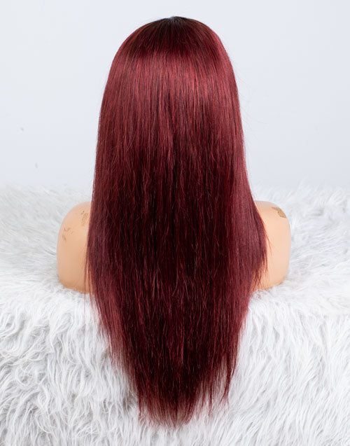 Clearance - 5x5" Closure Wig Indian Hair - 18" Silky Size 1 - MTY-1222