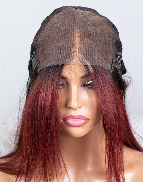 Clearance - 5x5" Closure Wig Indian Hair - 18" Silky Size 1 - MTY-1222