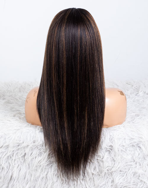 Clearance - 13x4" Lace Front Wig Indian Hair - 16" Yaki Size 2 - MTY-4151