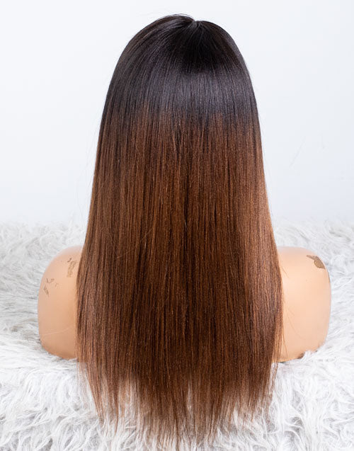 Clearance - 13x4" Lace Front Wig Indian Hair - 16" Yaki Size 2 - MTY-4169