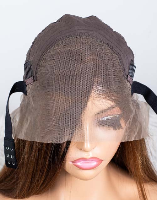 Clearance - 13x4" Lace Front Wig Indian Hair - 16" Yaki Size 2 - MTY-4169