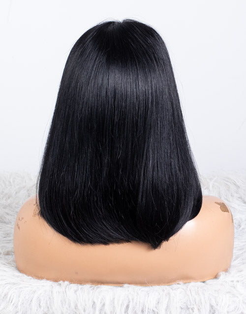 Clearance - 5x5" Closure Wig Malaysian Hair - 14" Silky Size 1 - MTY-4167