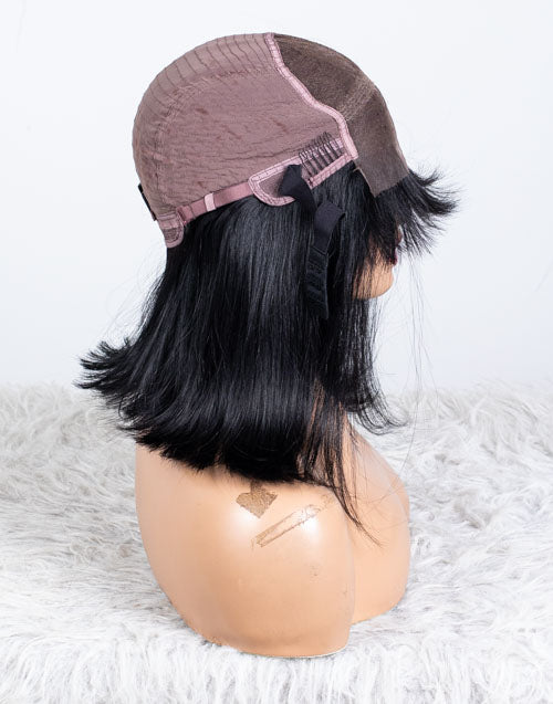 Clearance - 5x5" Closure Wig Malaysian Hair - 14" Silky Size 1 - MTY-4167