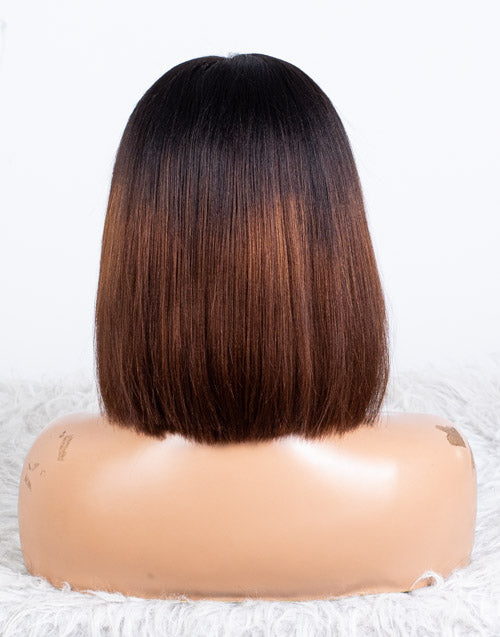 Clearance - 5x5" Closure Wig Indian Hair - 10" Yaki Size Average - MTY-4029