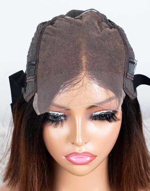 Clearance - 5x5" Closure Wig Indian Hair - 10" Yaki Size Average - MTY-4029