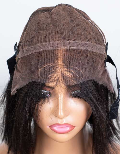 Clearance - 13x6" Lace Front Wig Malaysian Hair - 10" Yaki Size 1 - MTY-4032