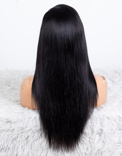 Clearance - 5x5" Closure Wig Indian Hair - 18" Silky Size Average - MT-3519