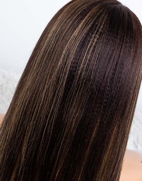 Clearance - 5x5" Closure Wig Indian Hair - 16" Yaki Size 1 - MTY-4039
