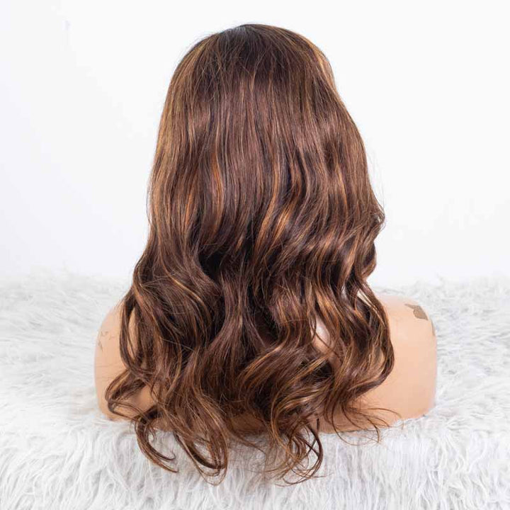 Clearance - 7x5" Closure Wig Indian Hair - 18" Silky Size 1 - MTY-4981
