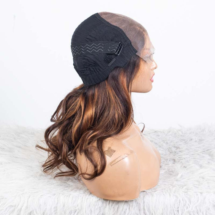 Clearance - 7x5" Closure Wig Indian Hair - 18" Silky Size 1 - MTY-4981