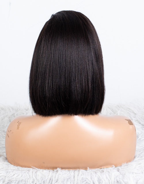 Clearance - 13x4.5" Lace Front Wig Malaysian Hair - 10" Yaki Size 2 - MTY-4046