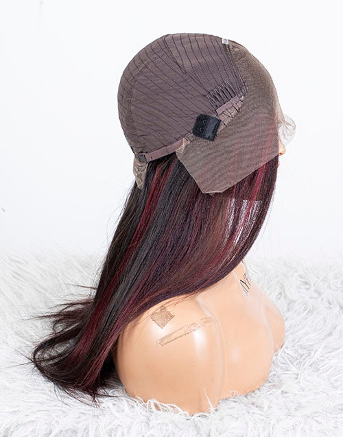 Clearance - 13x4" Lace Front Wig Indian Hair - 16" Yaki Size 1  - MTY-3646