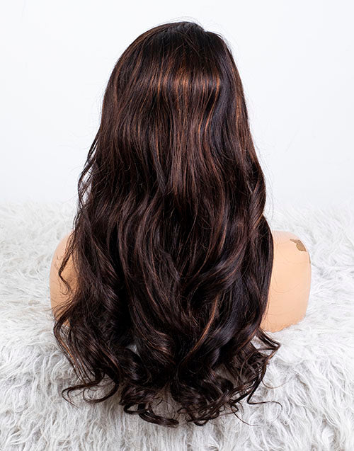 Clearance - 5x5" Closure Wig Indian Hair - 20" Silky Size Average - MT-3633