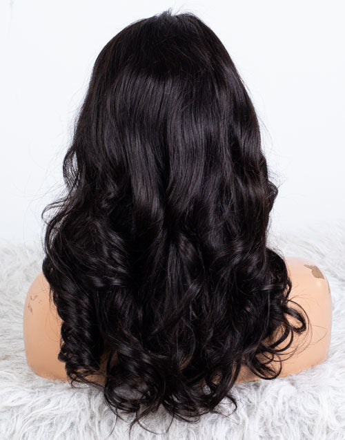 Clearance - 5x5" Closure Wig Indian Hair - 14" Silky Size Average - MTY-4030