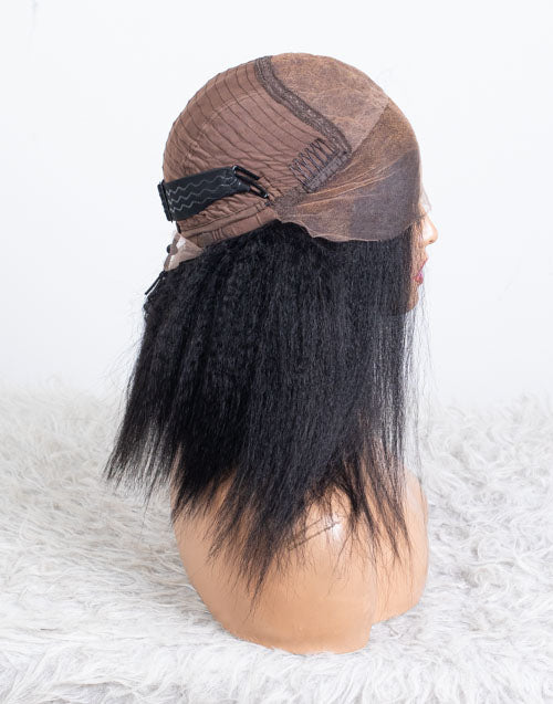 Clearance - 13x6" Malaysian Hair - 12" Kinky Size 1 - MTY-4710