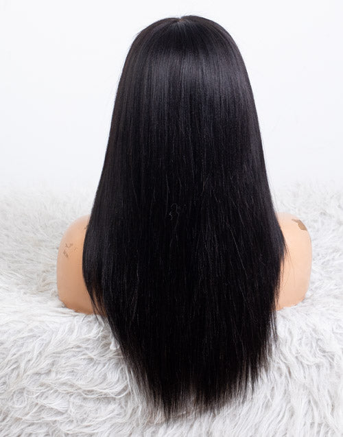 Clearance - 13x6" Indian Hair 160% Density - 16" Yaki Size 1 - MTY-4703