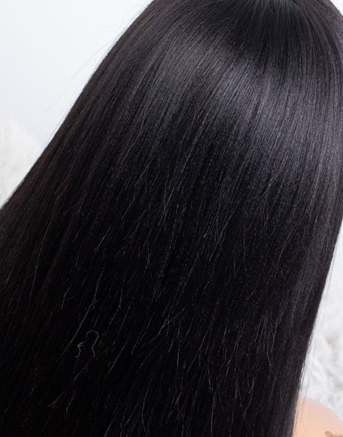 Clearance - 13x6" Indian Hair 160% Density - 16" Yaki Size 1 - MTY-4703