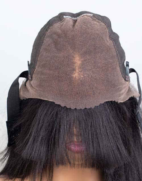 Clearance - 13x6" Indian Hair 160% Density - 16" Yaki Size 1 - MTY-4703