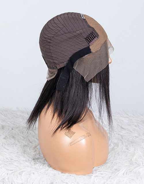 Clearance - 13x4" Lace Front Wig Indian Hair - 10" Yaki Size 1 - MTY-2366