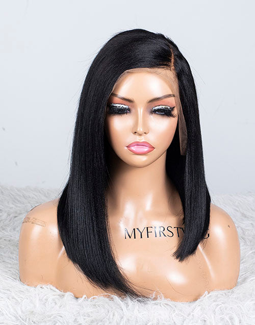Clearance - 13x6" Lace Front Wig Indian Hair 160% Density - 16" Yaki Size 2 - MTY-2356