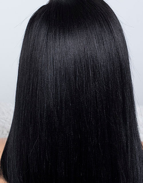 Clearance - 13x6" Lace Front Wig Indian Hair 160% Density - 16" Yaki Size 2 - MTY-2356