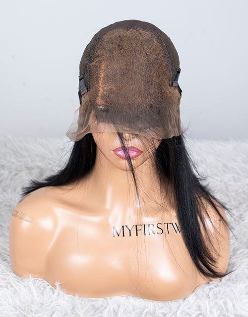 Clearance - 13x6" Lace Front Wig Indian Hair 160% Density - 16" Yaki Size 2 - MTY-2356