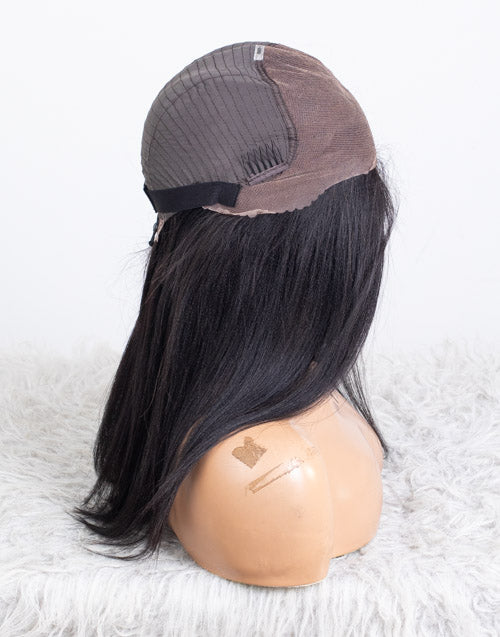 Clearance - 13x6" Indian Hair 160% Density - 16" Yaki Size 1 - MTY-4698
